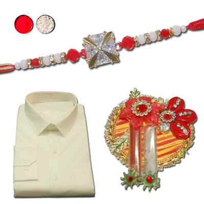 "Rakhi with Shirt - code S01 - Click here to View more details about this Product